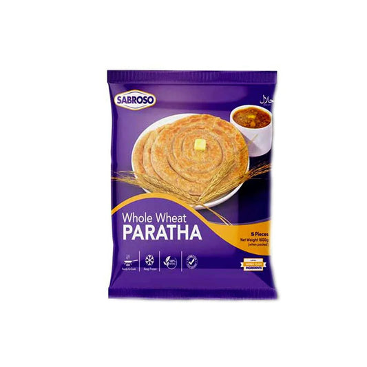 Sabroso Whole Wheat Paratha 2400GM - 30 Pcs