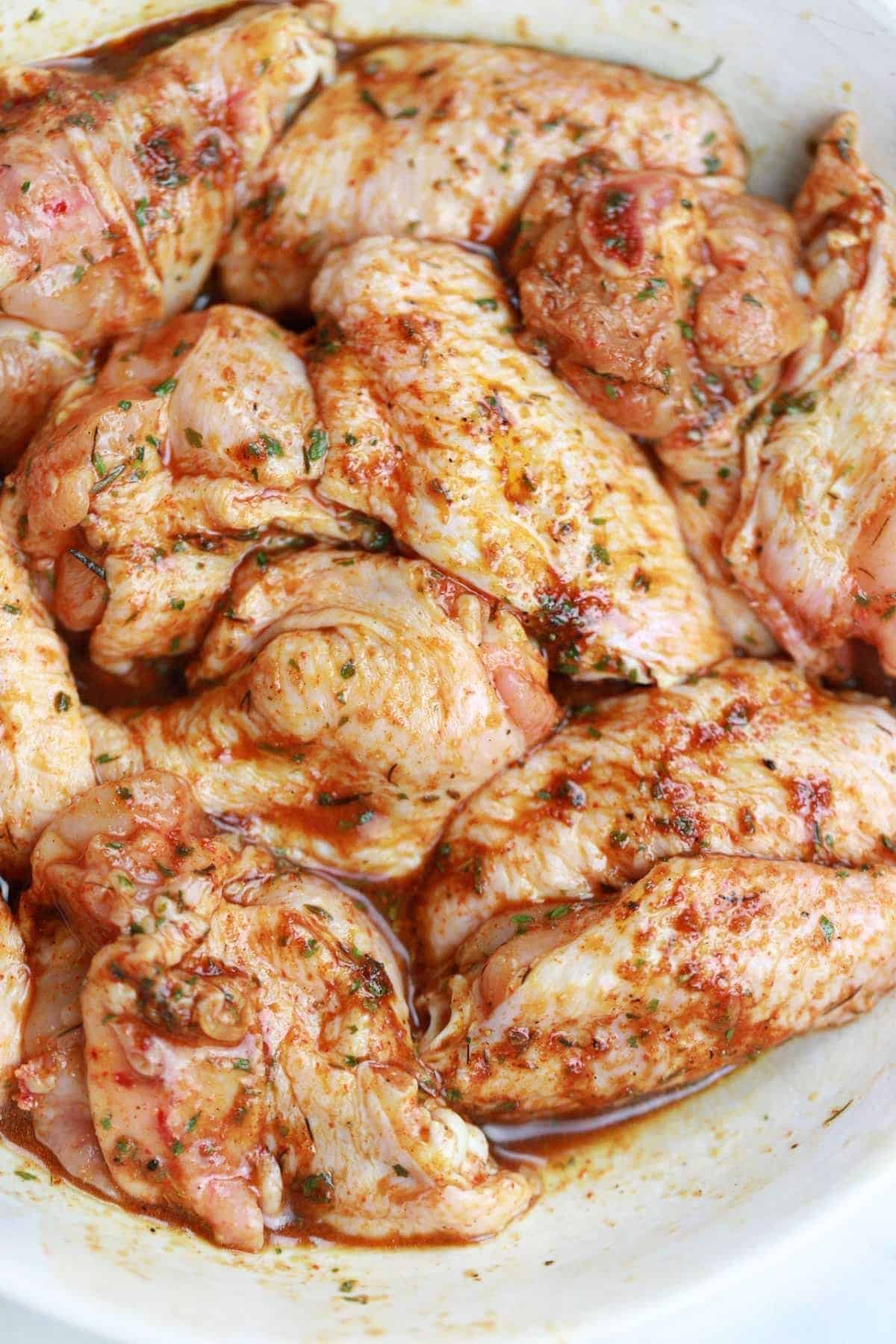 Marinated Hot Wings 2kg 45-50pieces