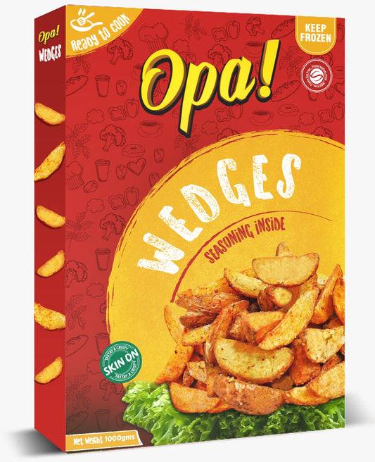 Opa Potato Skin-On Wedges 1000GM